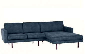 Blauwe loungebank Julianadorp 255cm – A-meubel