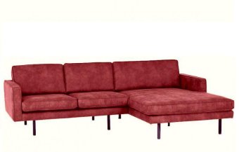 Rode loungebank Julianadorp 255cm – A-meubel
