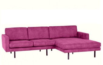 Roze loungebank Julianadorp 235cm – A-meubel