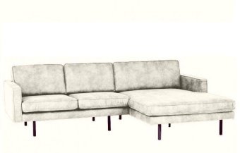 Witte loungebank Julianadorp 255cm – A-meubel