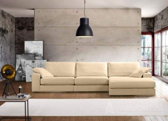 Creme loungebank Amersfoort 294cm – A-meubel