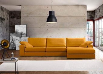Gele loungebank Amersfoort 303cm – A-meubel