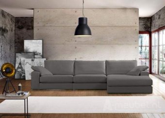 Grijze loungebank Amersfoort 294cm – A-meubel