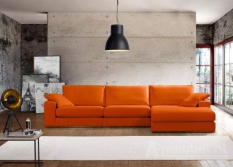 Oranje loungebank Amersfoort 303cm – A-meubel