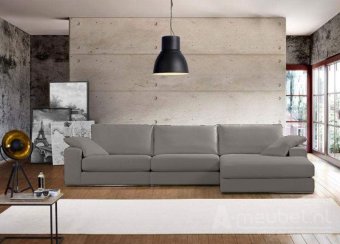 Taupe loungebank Amersfoort 294cm – A-meubel