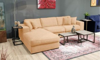 Beige loungebank Berlicum 270cm – A-meubel