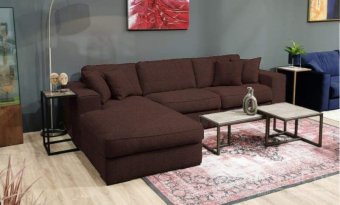 Bruine loungebank Berlicum 265cm – A-meubel