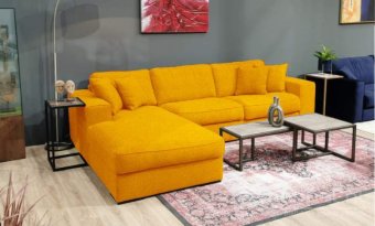 Gele loungebank Berlicum 265cm – A-meubel