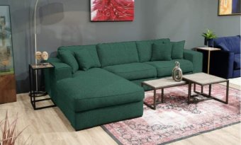Groene loungebank Berlicum 270cm – A-meubel