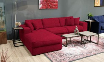 Rode loungebank Berlicum 270cm – A-meubel