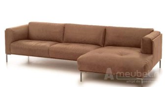 Beige loungebank Bern 243cm – A-meubel