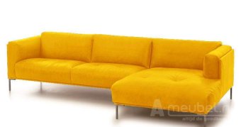 Gele loungebank Bern 243cm – A-meubel