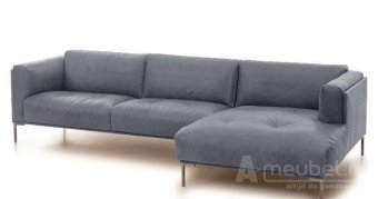 Grijze loungebank Bern 243cm – A-meubel