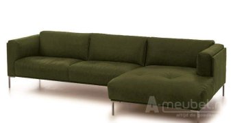 Groene loungebank Bern 256cm – A-meubel