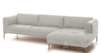 Witte loungebank Bern 256cm – A-meubel