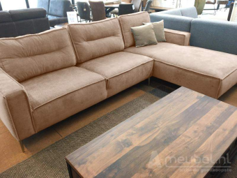 Beige loungebank Capelle 245cm – A-meubel