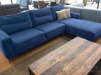 Blauwe loungebank Capelle 256cm – A-meubel