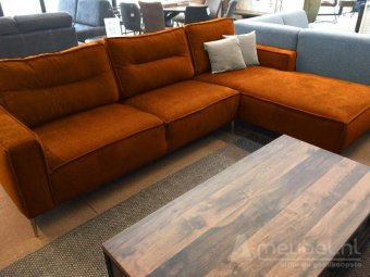 Cognac loungebank Capelle 245cm – A-meubel