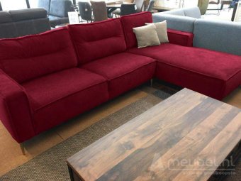 Rode loungebank Capelle 245cm – A-meubel