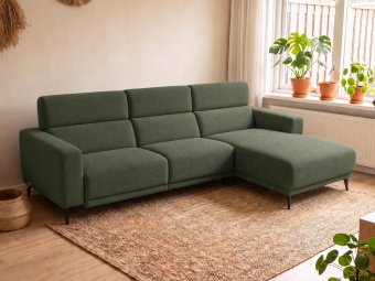Loungebank Enschede in groen – kleurimpressie