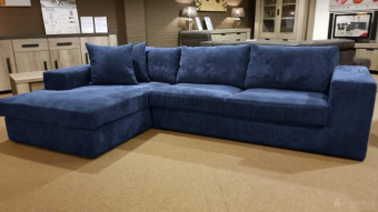 Blauwe loungebank Loenen 178cm – A-meubel