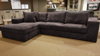 Bruine loungebank Loenen 178cm – A-meubel