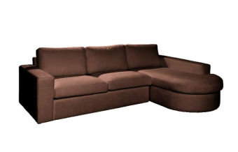 Bruine loungebank Rond Aalsmeer 232cm – A-meubel