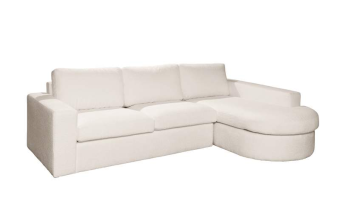 Creme loungebank Rond Aalsmeer 232cm – A-meubel
