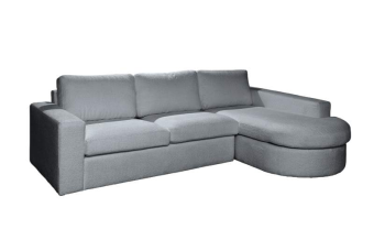 Grijze loungebank Rond Aalsmeer 232cm – A-meubel