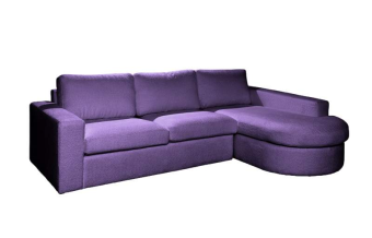 Paarse loungebank Rond Aalsmeer 232cm – A-meubel
