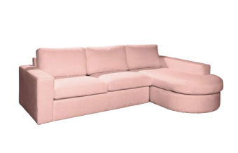 Roze loungebank Rond Aalsmeer 232cm – A-meubel