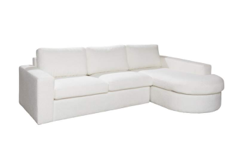Witte loungebank Rond Aalsmeer 232cm – A-meubel