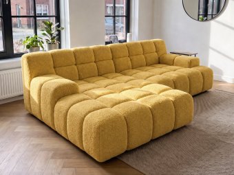 Loungebank Tiel in geel – kleurimpressie
