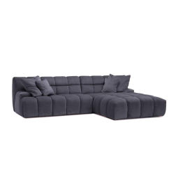 Antraciet loungebank Tynaarlo 256cm – A-meubel