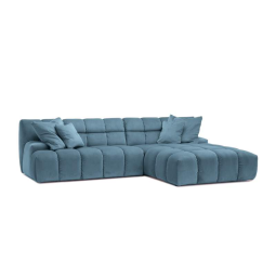 Blauwe loungebank Tynaarlo 256cm – A-meubel