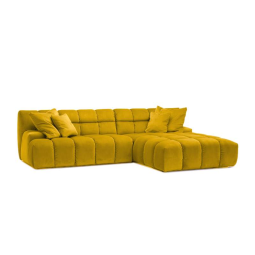 Gele loungebank Tynaarlo 256cm – A-meubel