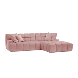 Roze loungebank Tynaarlo 256cm – A-meubel