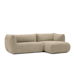 Beige loungebank Veendam 263cm – A-meubel