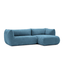 Blauwe loungebank Veendam 266cm – A-meubel