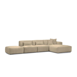 Beige loungebank Veenendaal 293cm – A-meubel