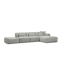 Grijze loungebank Veenendaal 399cm – A-meubel