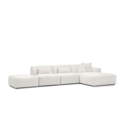 Witte loungebank Veenendaal 399cm – A-meubel