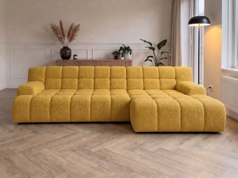 Loungebank Zuidlaren in geel – kleurimpressie