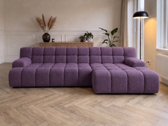 Loungebank Zuidlaren in paars – kleurimpressie