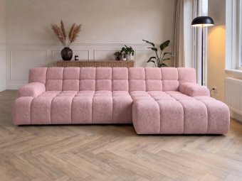 Loungebank Zuidlaren in roze – kleurimpressie