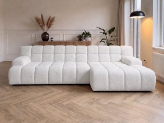 Loungebank Zuidlaren in wit – kleurimpressie