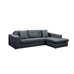 Antraciet loungebank Lelystad 246cm – A-meubel