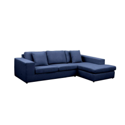Blauwe loungebank Lelystad 254cm – A-meubel
