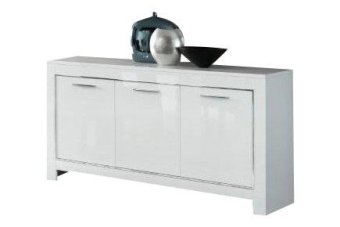Dressoir Marknesse 3 Deurs Wit 160cm