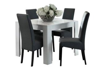 Eettafel Marknesse Vierkant 100x100cm Wit